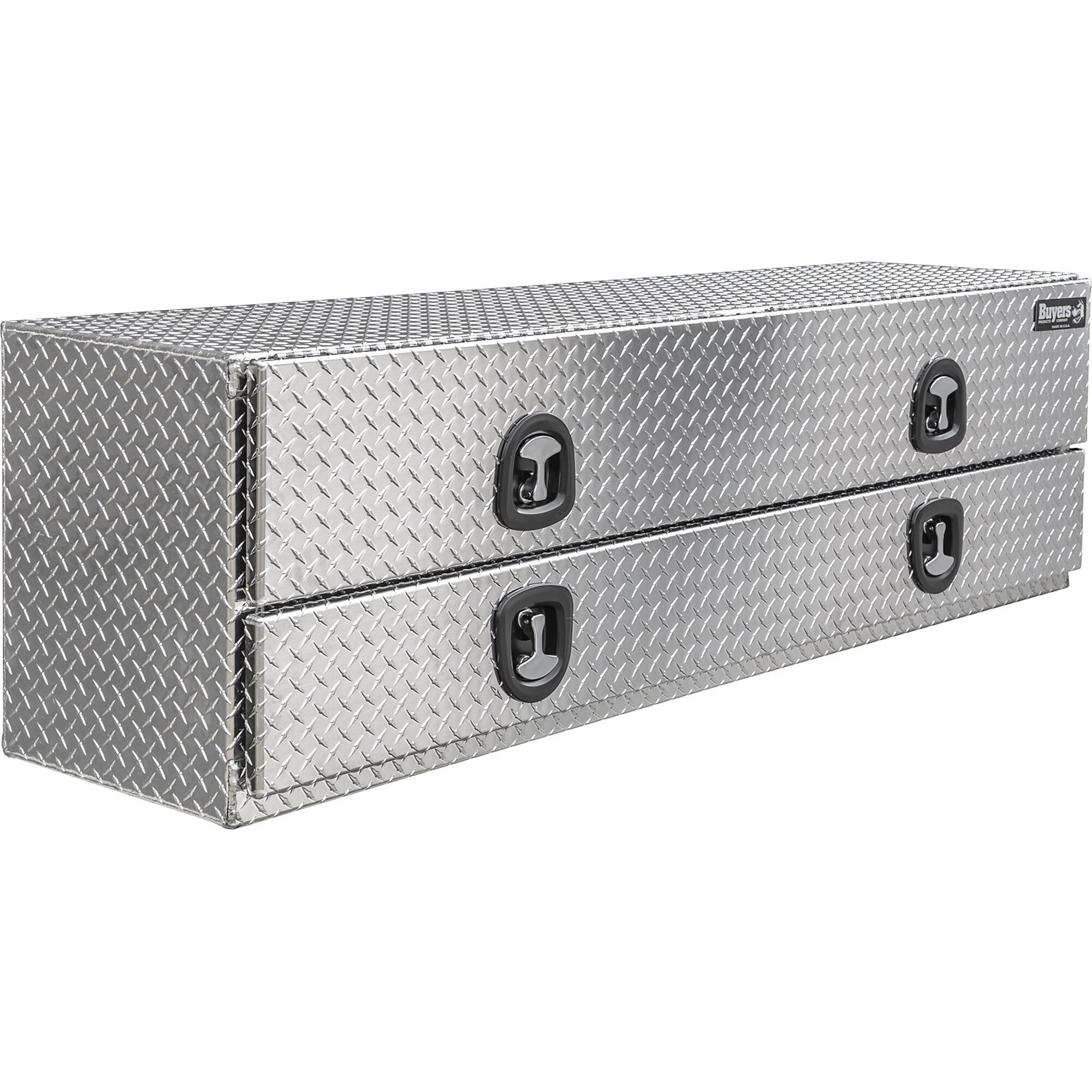 Buyers Products 21x18x88 Inch Diamond Tread Aluminum Heavy-Duty Flatbed Contractor With Lower Door ,Model# 1701583